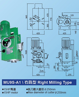 銑頭安裝在銑床上并與主軸連接，用于帶動(dòng)銑刀旋轉(zhuǎn)的機(jī)床附件。是機(jī)床設(shè)備的主要組成部分